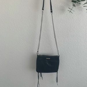 Rebecca Minkoff Black Leather Crossbody Bag